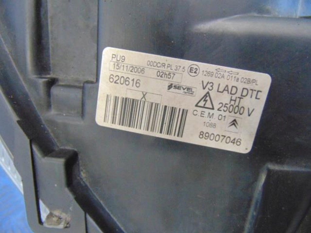 Frontscheinwerfer Citroen C8 Xenon Rechts Scheinwerfer Headlight - Thumbnail 8