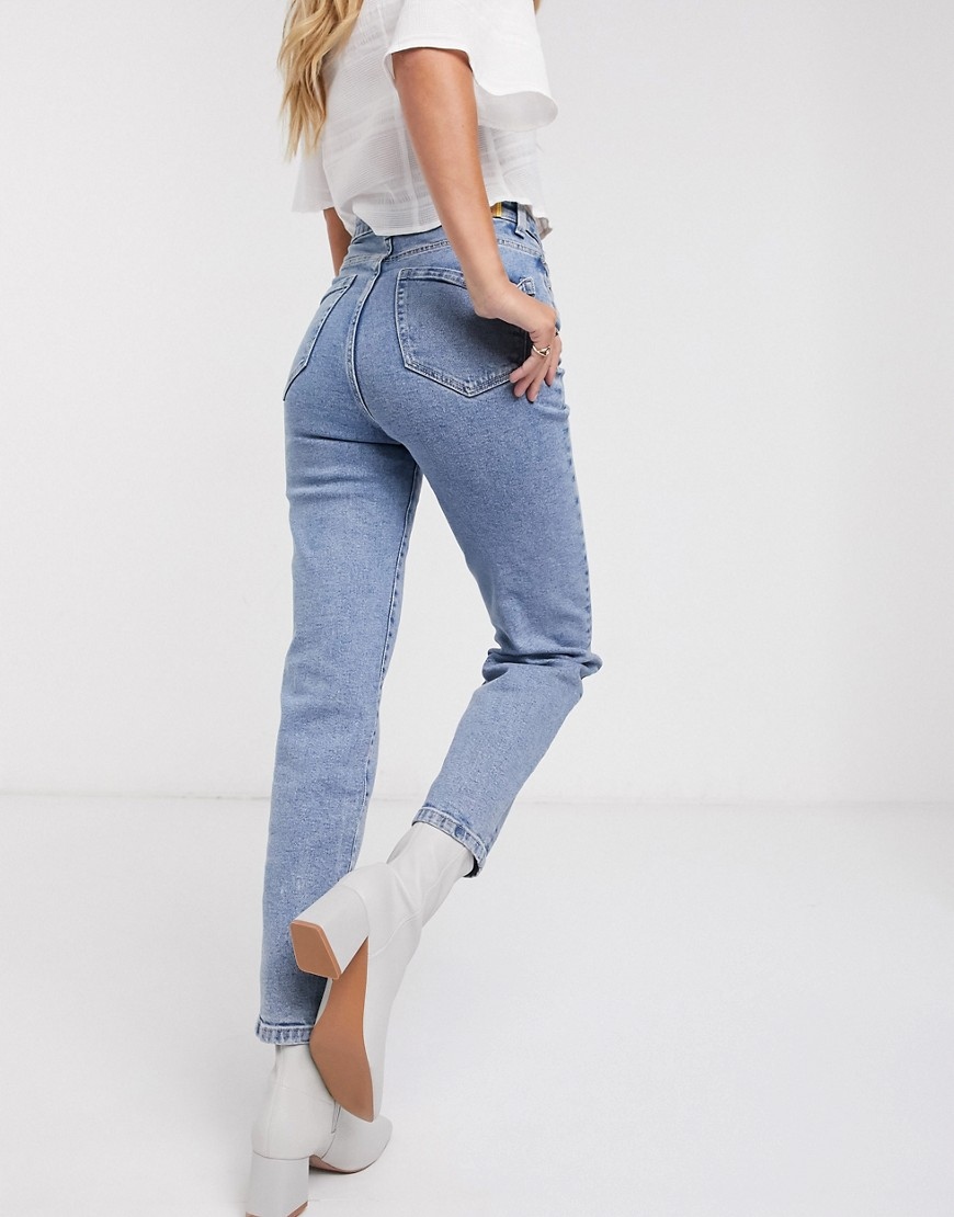 Asos Stradivarius Jeans Mom Jeans Slim Fit Stradivarius Cotton