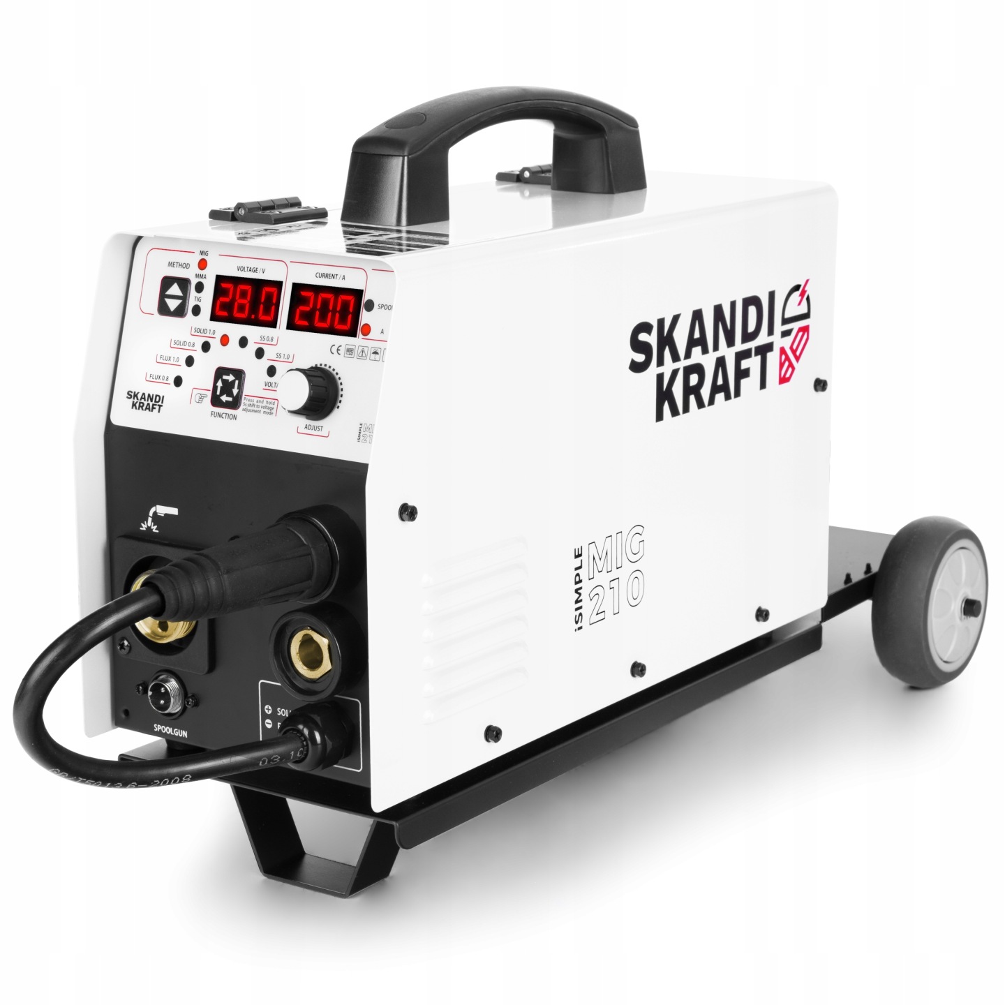 Spawarka MIGOMAT SKANDI KRAFT iSIMPLE MIG 210 CART 230A 200V Z WÓZKIEM