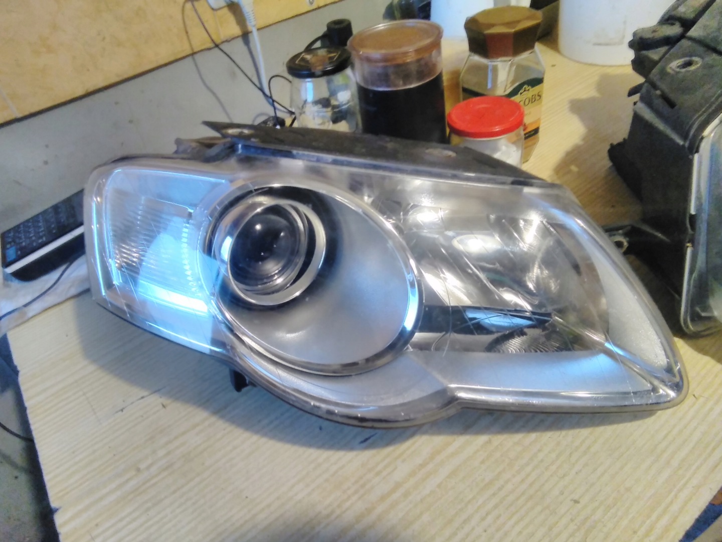 Frontscheinwerfer VW Passat B6 3C0941005AB LED Links Scheinwerfer Headlight - Thumbnail 1