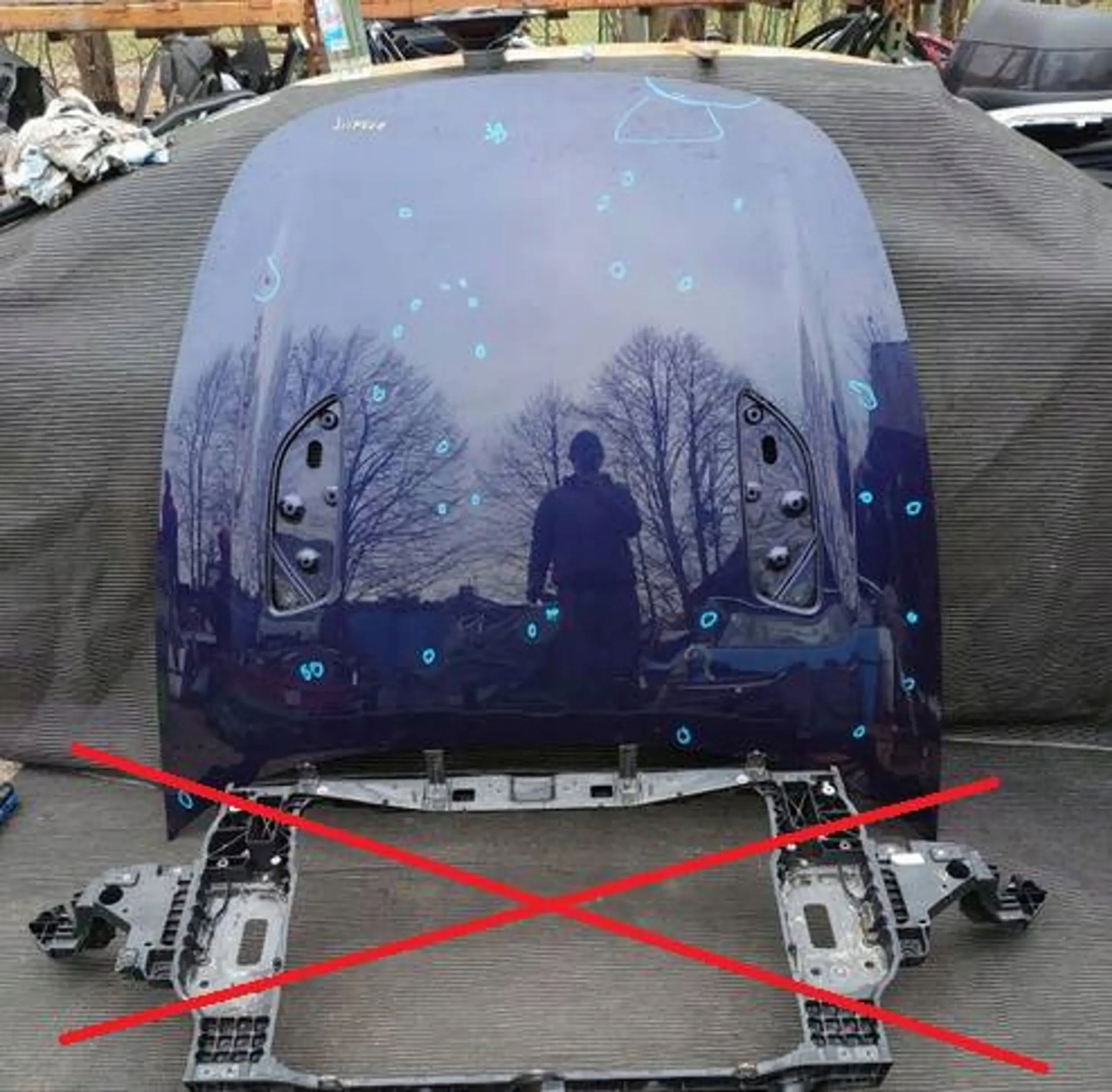 Motorhaube Kia Stinger CK Bonnet Hood - Thumbnail 1