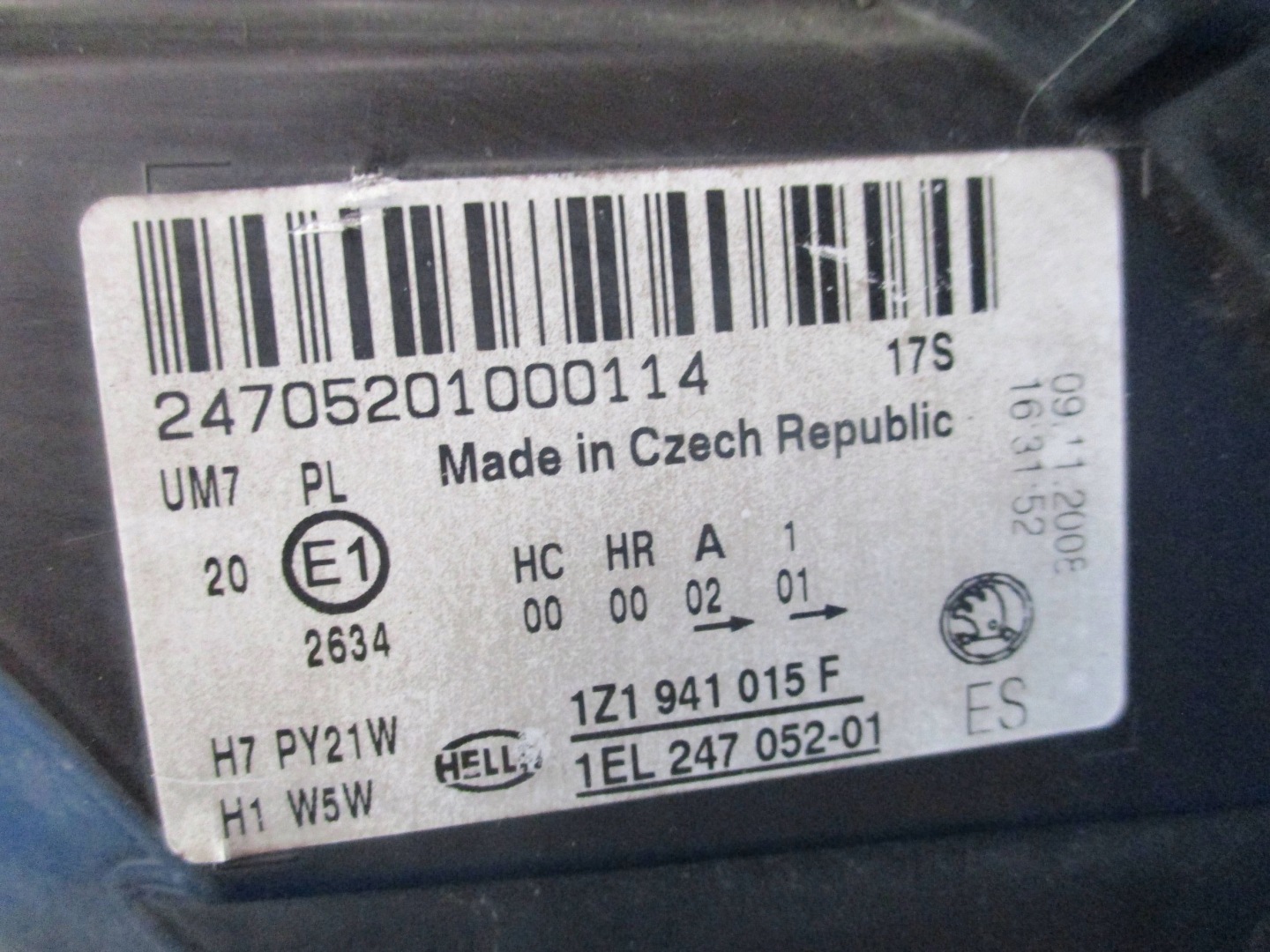 Frontscheinwerfer Skoda Octavia 1U 1Z1941015F LED Links Scheinwerfer Headlight - Thumbnail 9