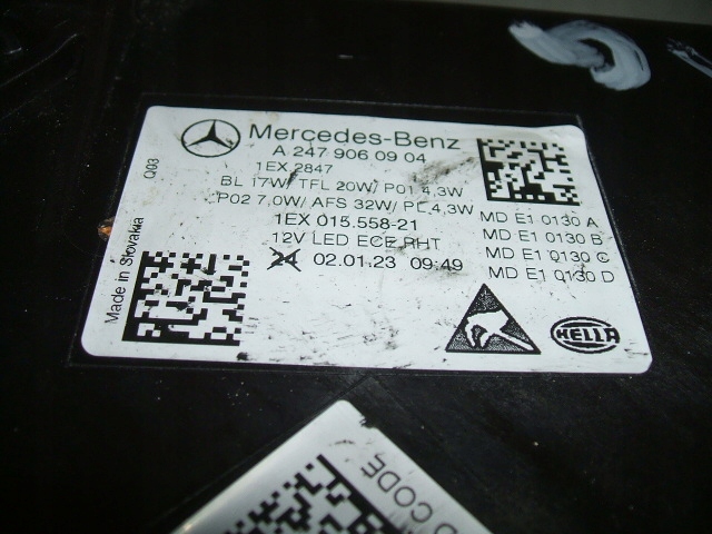 Frontscheinwerfer Mercedes-Benz B-Klasse W247 A2479061004 High Performance LED Links Headlight - Thumbnail 7
