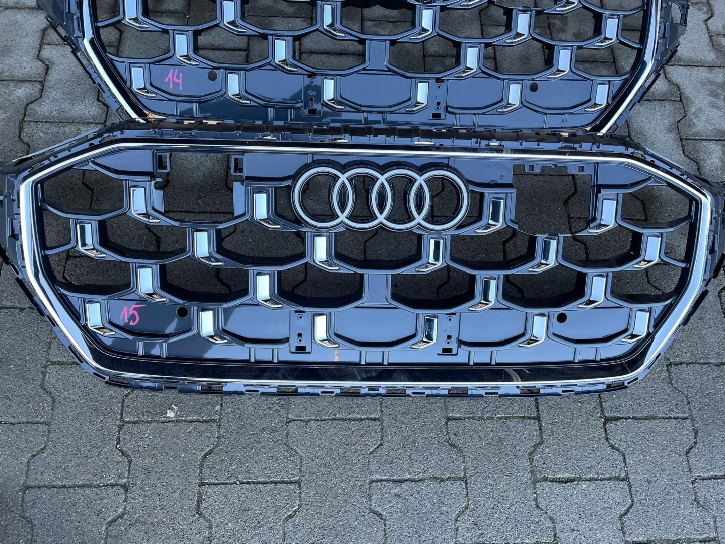 Audi Q8 Kühlergrill FRONTGRILL Kühlergitter 4M8853651BS - Thumbnail 11