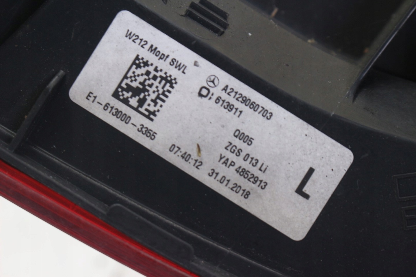 Mercedes-Benz E-Klasse W212 Rückleuchte A2129060703 Rearlamp - Thumbnail 7