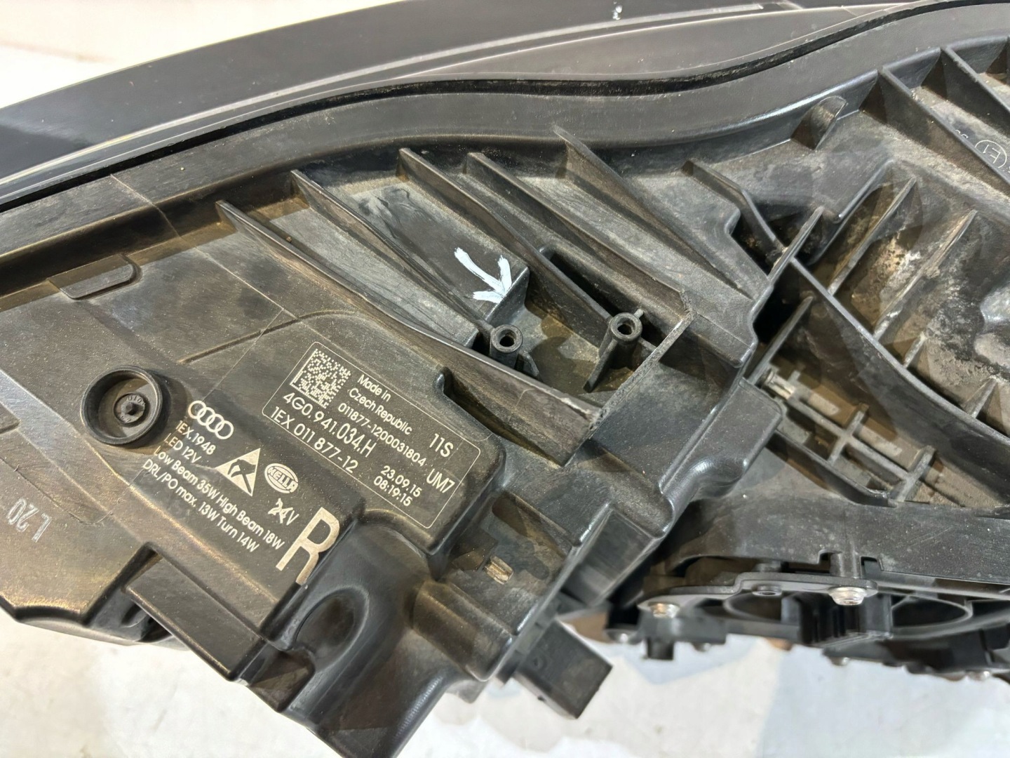 Frontscheinwerfer Audi A6 4G0941034H Facelift LED Rechts Scheinwerfer Headlight - Thumbnail 8