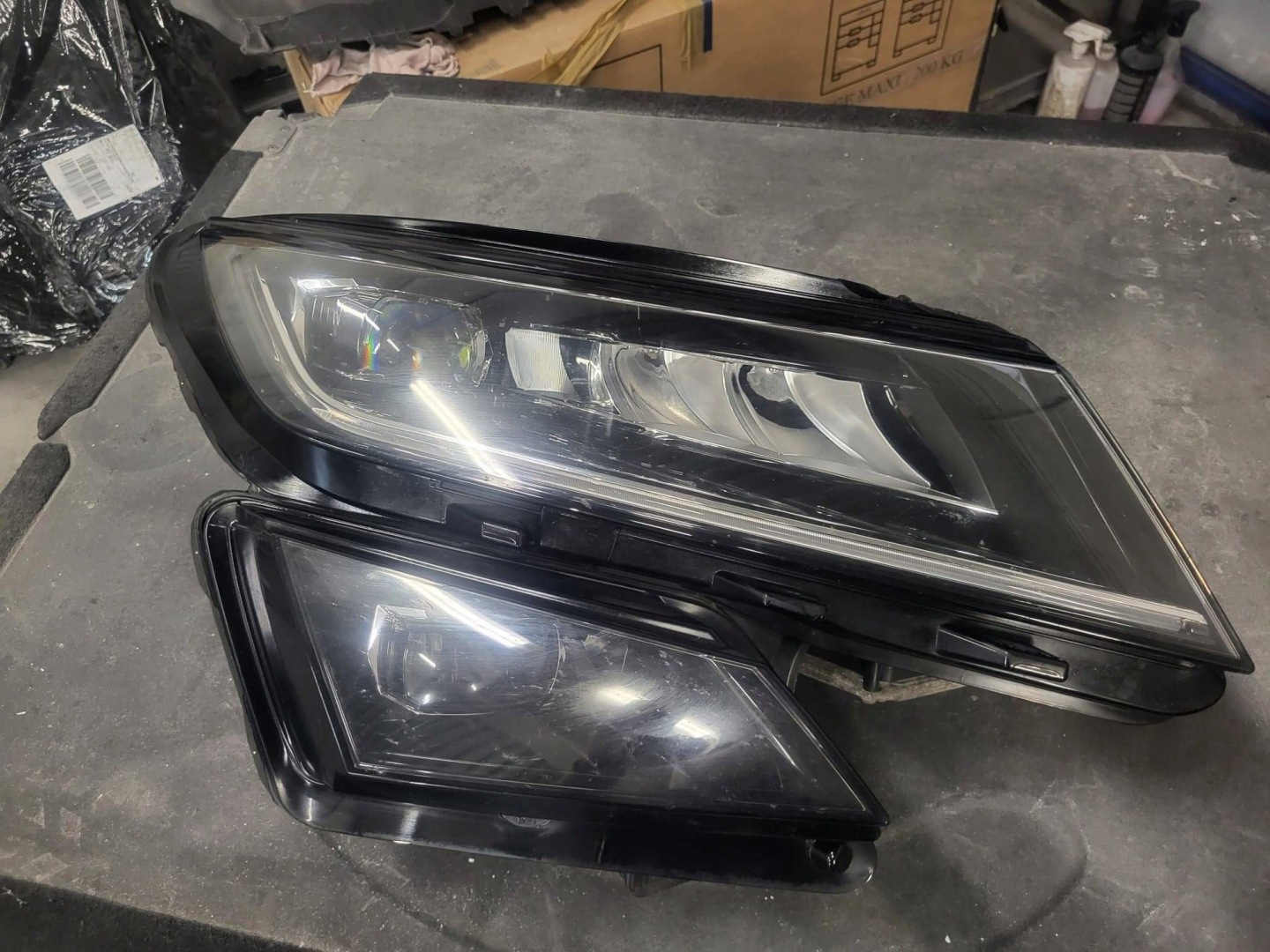 Frontscheinwerfer Skoda Kodiaq 566 566941016E LED Links Scheinwerfer Headlight - Thumbnail 1