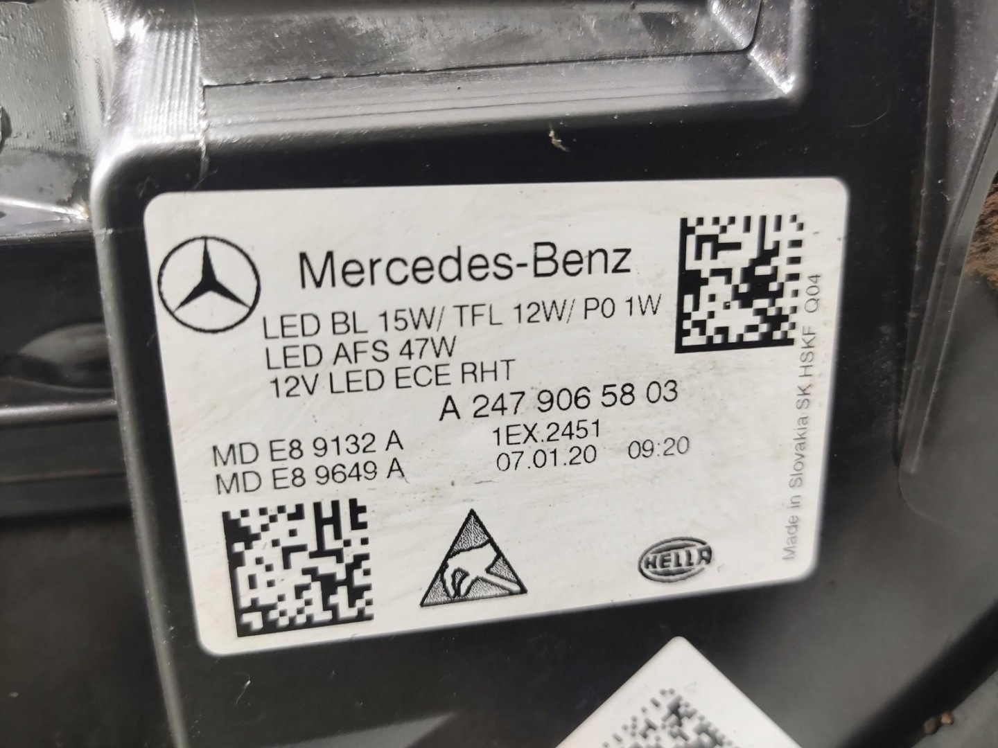 Frontscheinwerfer Mercedes-Benz C-Klasse W202 A2479065803 LED Rechts Headlight - Thumbnail 11