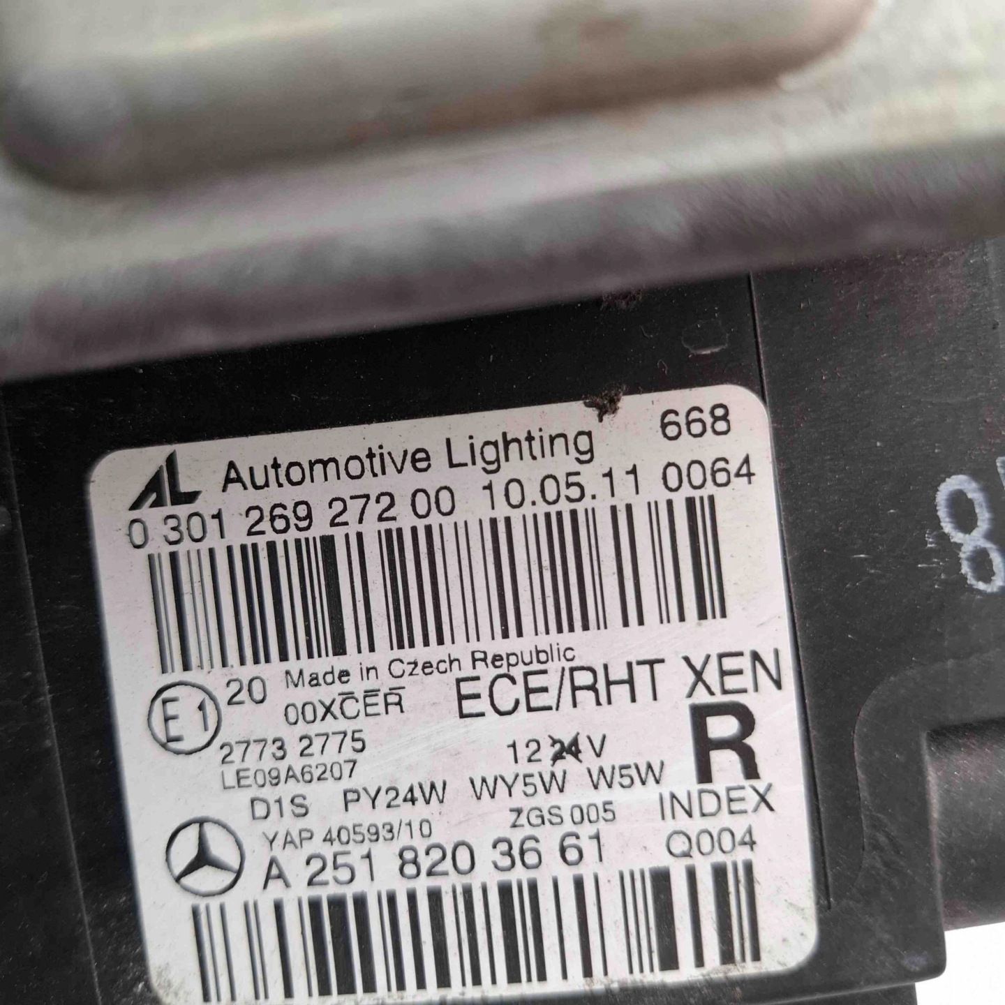 Frontscheinwerfer Mercedes-Benz R-Klasse W251 A2518203661 Xenon Rechts Headlight - Thumbnail 3
