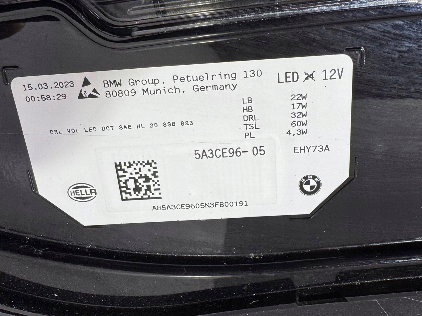 Frontscheinwerfer BMW iX I20 5A3CE96 LED Rechts Scheinwerfer Headlight - Thumbnail 16