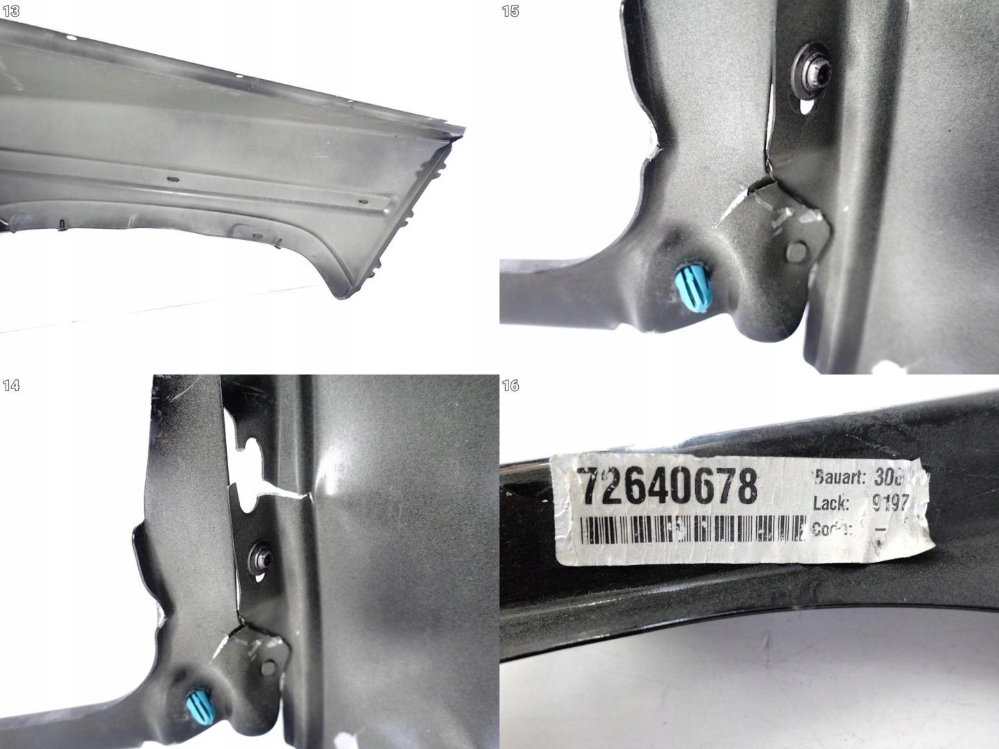 Kotflügel Mercedes-Benz G-Klasse W463 A4638802600 Vorne Rechts Fender - Thumbnail 11