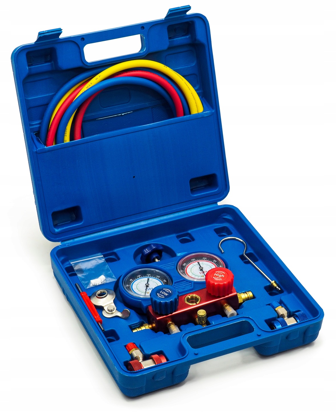 ZESTAW DO SPRAWDZANIA SZCZELNOŚCI KLIMATYZACJI R134A NH5 8L REDUKTOR AZOT GCE