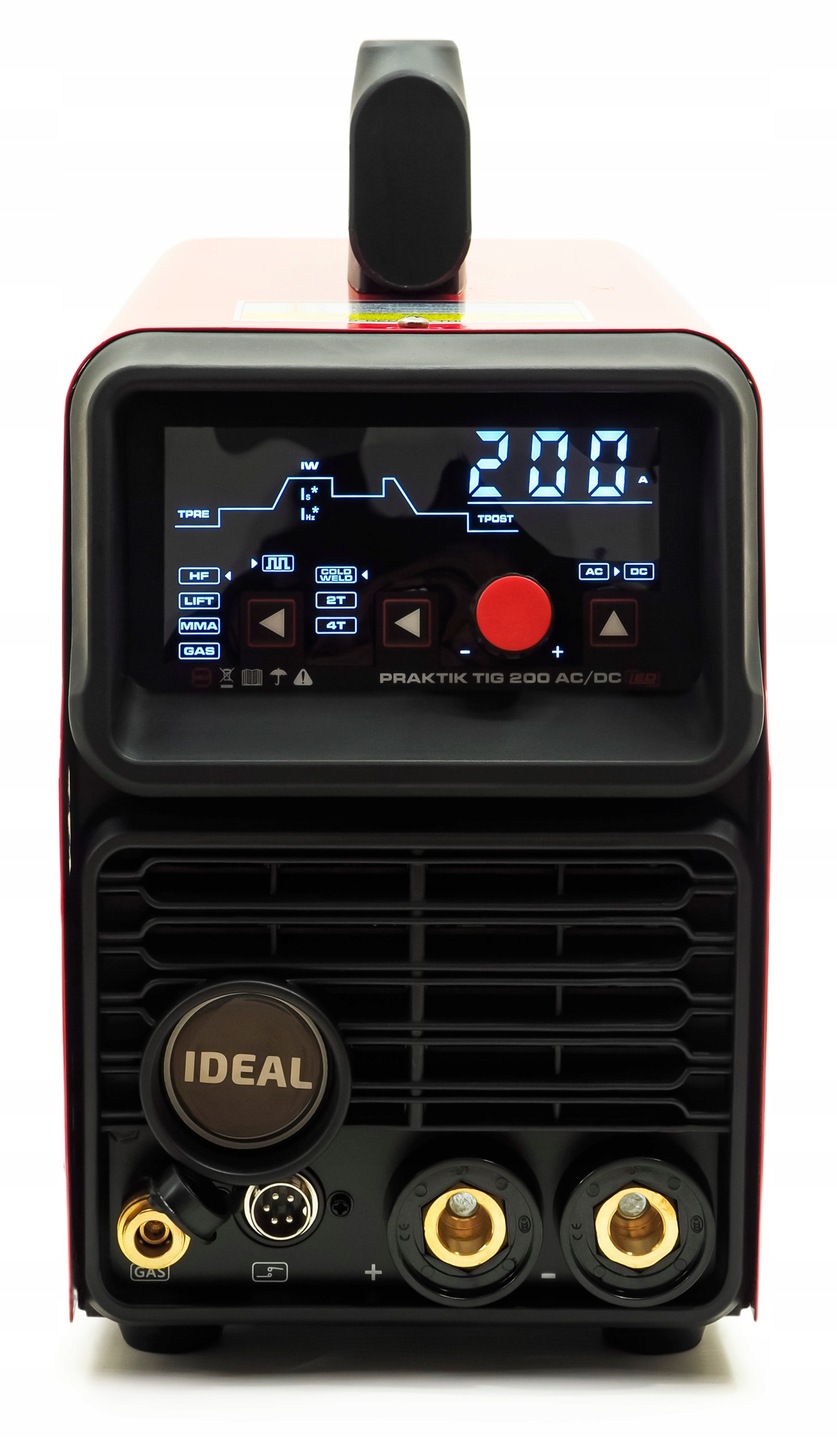 Spawarka IDEAL PRAKTIK TIG 200 AC/DC LED MMA 200A + UCHWYT