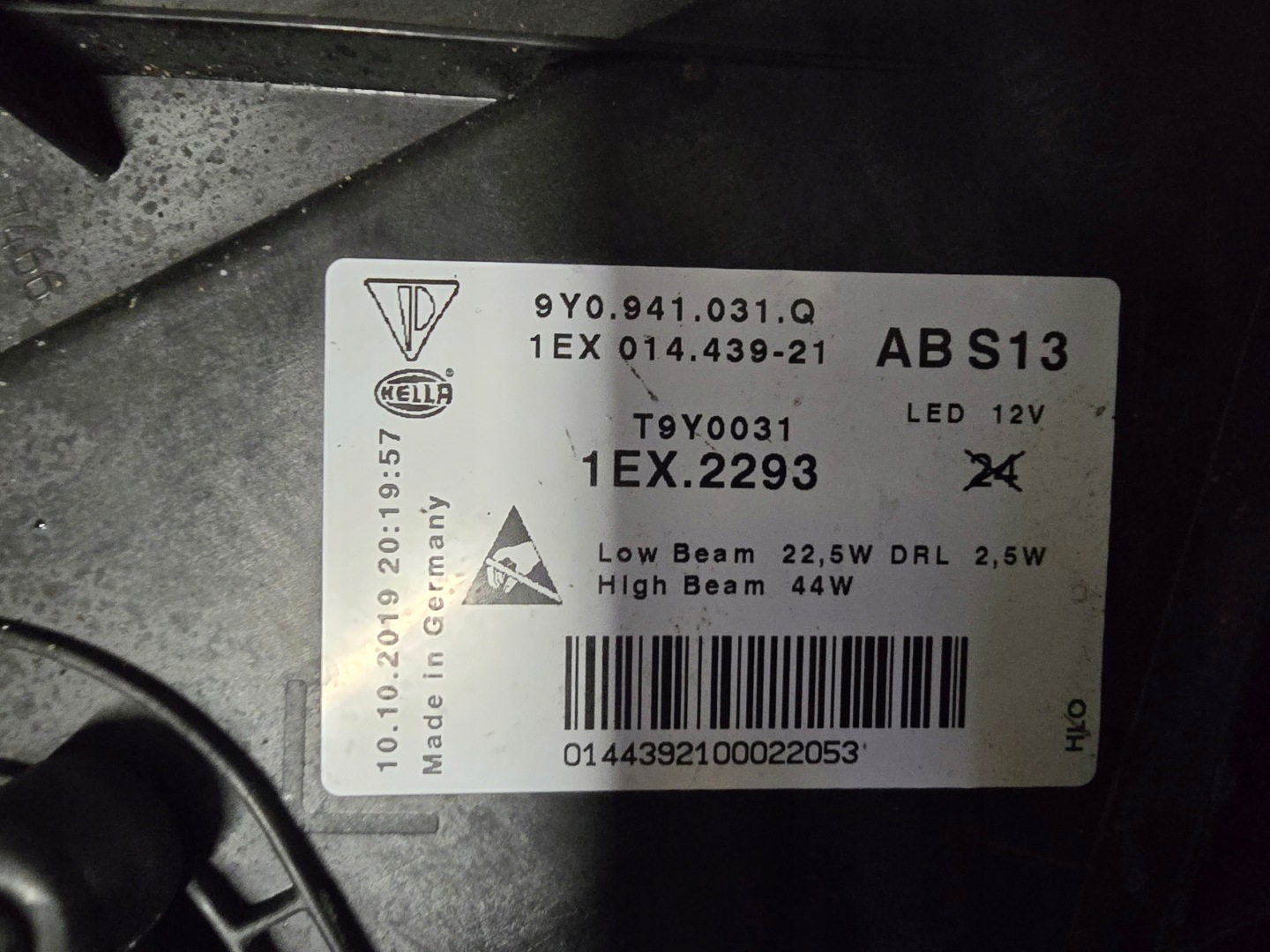 Frontscheinwerfer Porsche Cayenne 9YA 9Y0941031Q LED Links Headlight - Thumbnail 8