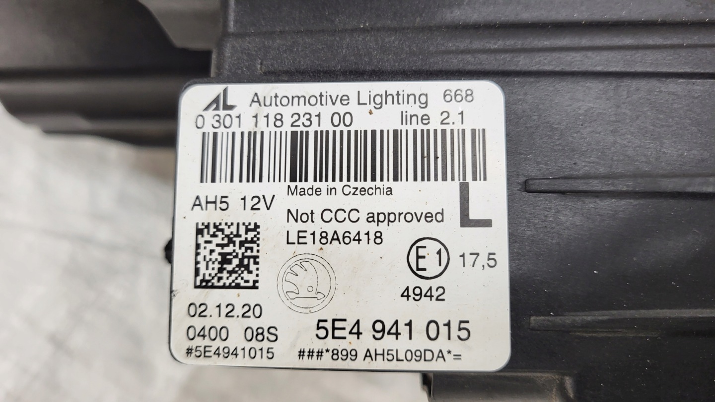 Frontscheinwerfer Skoda Octavia III 5E 5E4941015KU LED Links Headlight - Thumbnail 5