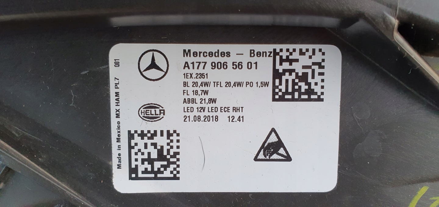 Frontscheinwerfer Mercedes-Benz A-Klasse W177 A1779065601 High Performance LED Links Headlight - Thumbnail 9
