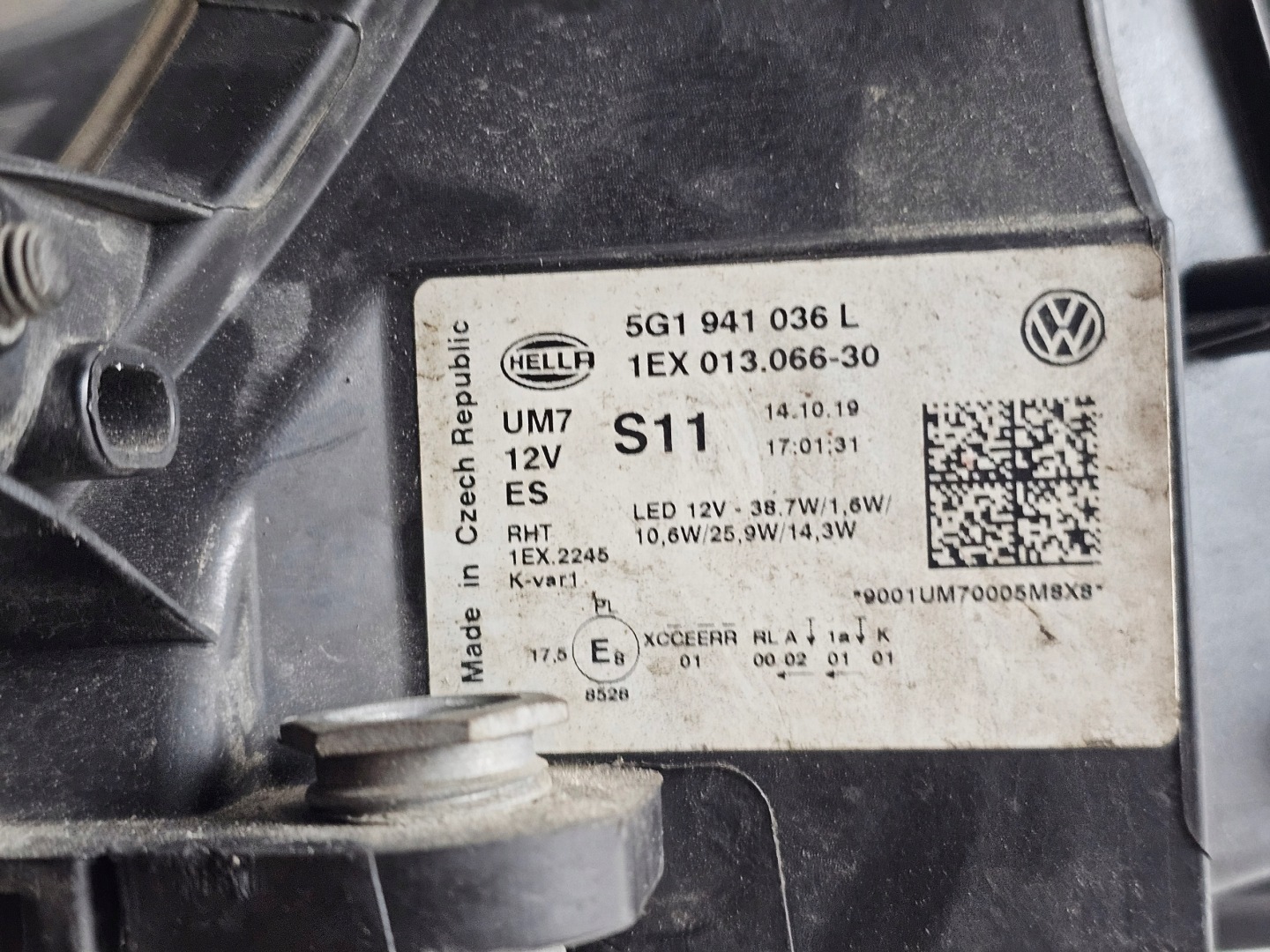 Frontscheinwerfer VW Golf V 7P5941591AJ LED Rechts Scheinwerfer Headlight - Thumbnail 10