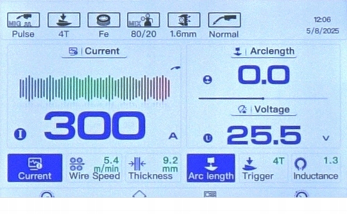 SPAWARKA IDEAL EXPERT MIG 301 PULSE Pro7 LCD TIG MMA 400V 4R synergia 300A