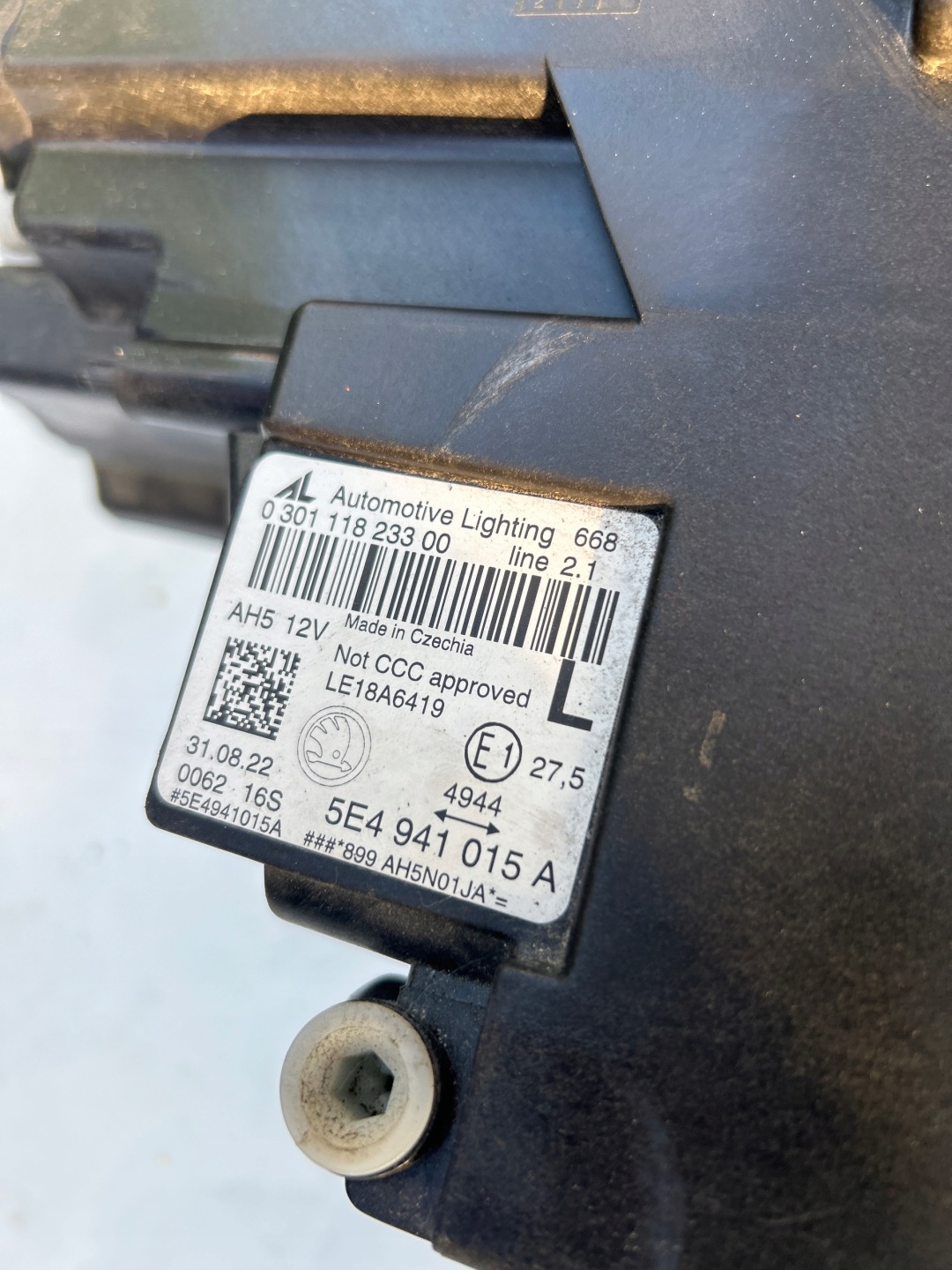 Frontscheinwerfer Skoda Octavia 1U 5E4941015A LED Links Scheinwerfer Headlight - Thumbnail 4
