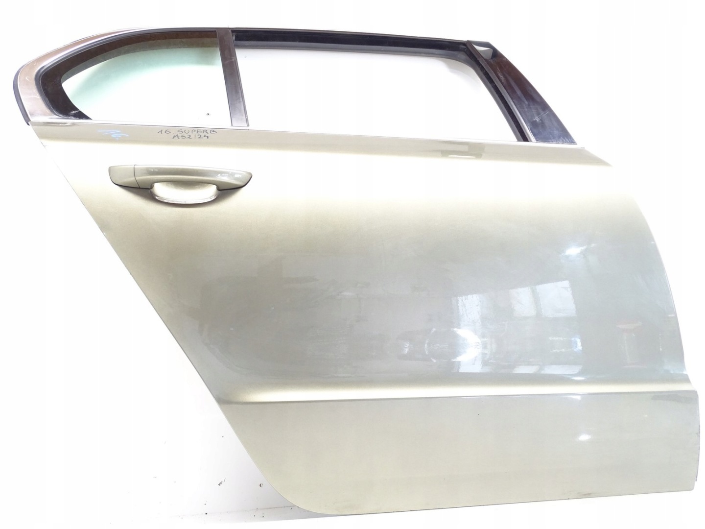 Skoda Superb 3U Tür Hinten Rechts Limousine Door Porta Porte - Thumbnail 1