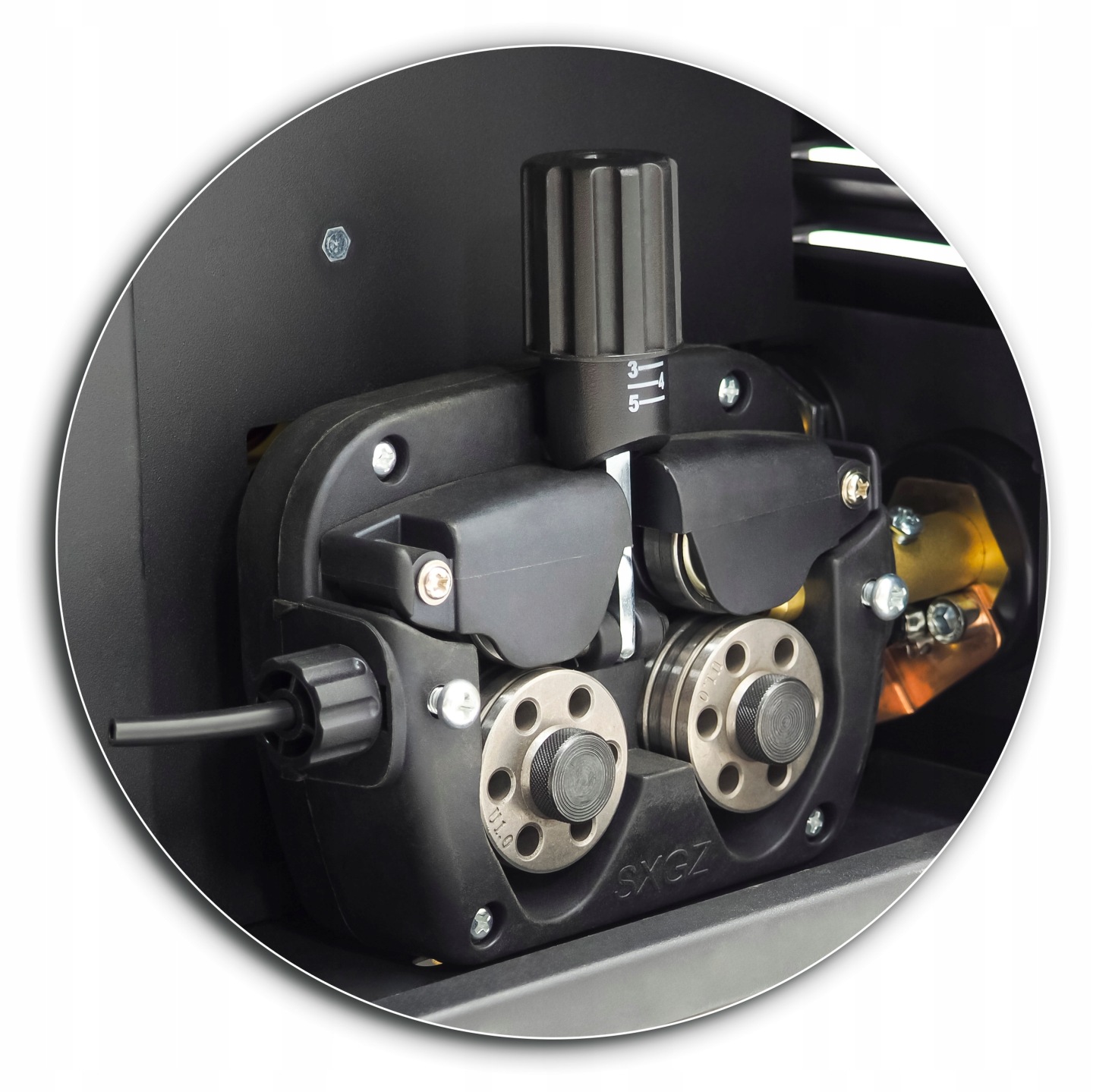 Spawarka MAGNUM MIG 221 DUAL PULS SYNERGIA 4x4 MMA 200A 230V PÓŁAUTOMAT