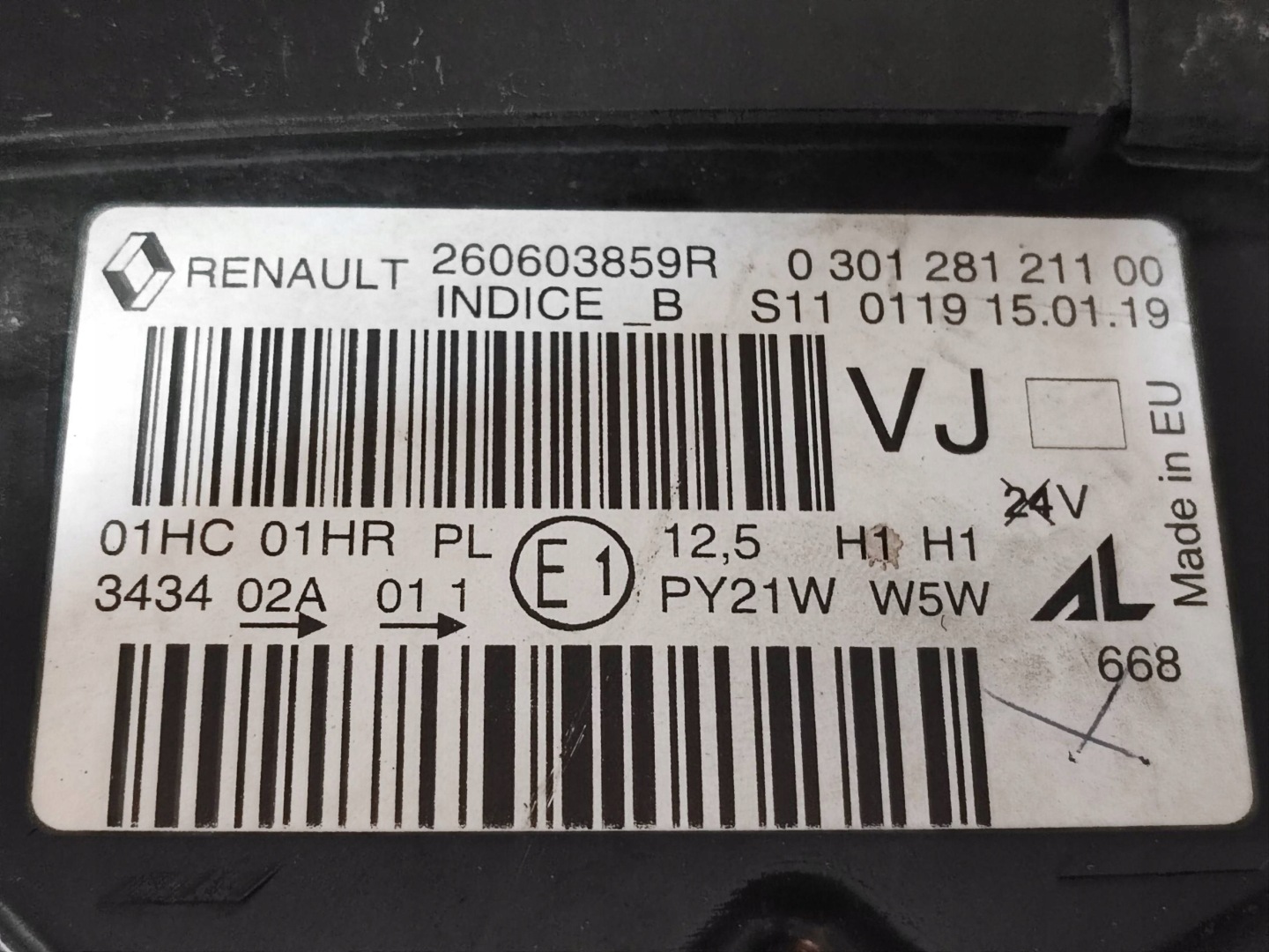 Frontscheinwerfer Renault Captur RJB 260603859R LED Links Scheinwerfer Headlight - Thumbnail 12