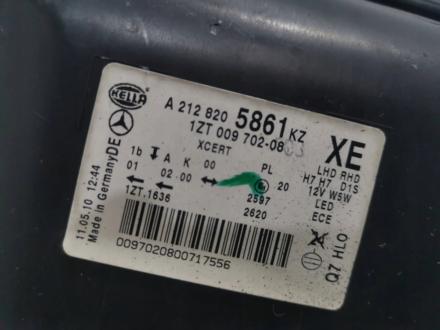 Frontscheinwerfer Mercedes-Benz E-Klasse W212 A2128205861 LED Rechts Headlight - Thumbnail 9