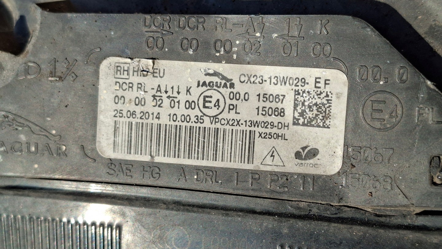 Frontscheinwerfer Jaguar XF X250 CX2313W029EF Xenon Rechts Headlight - Thumbnail 8