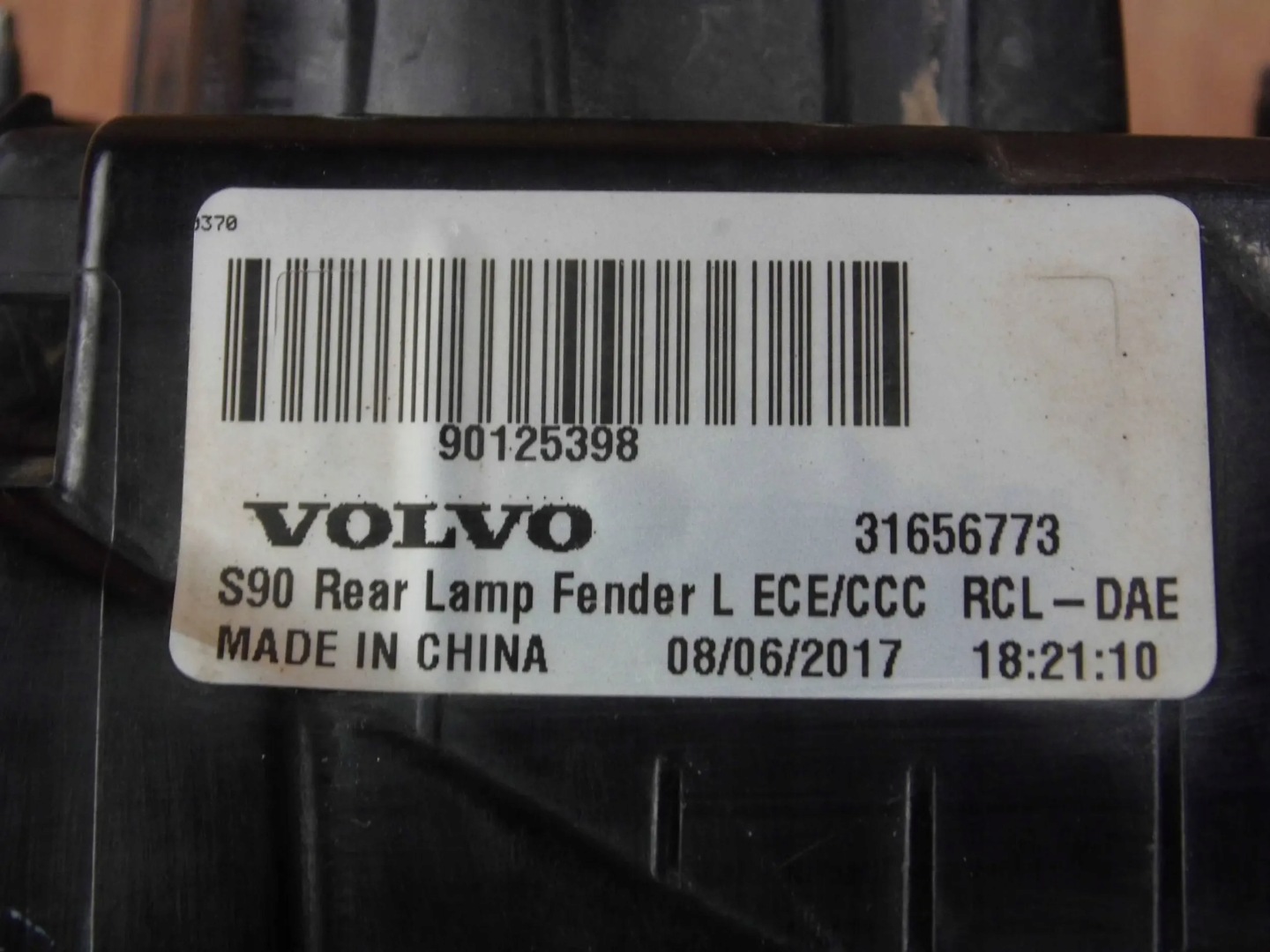 Volvo S90/V90 S90 Rückleuchte 31656773TY Rearlamp - Thumbnail 10
