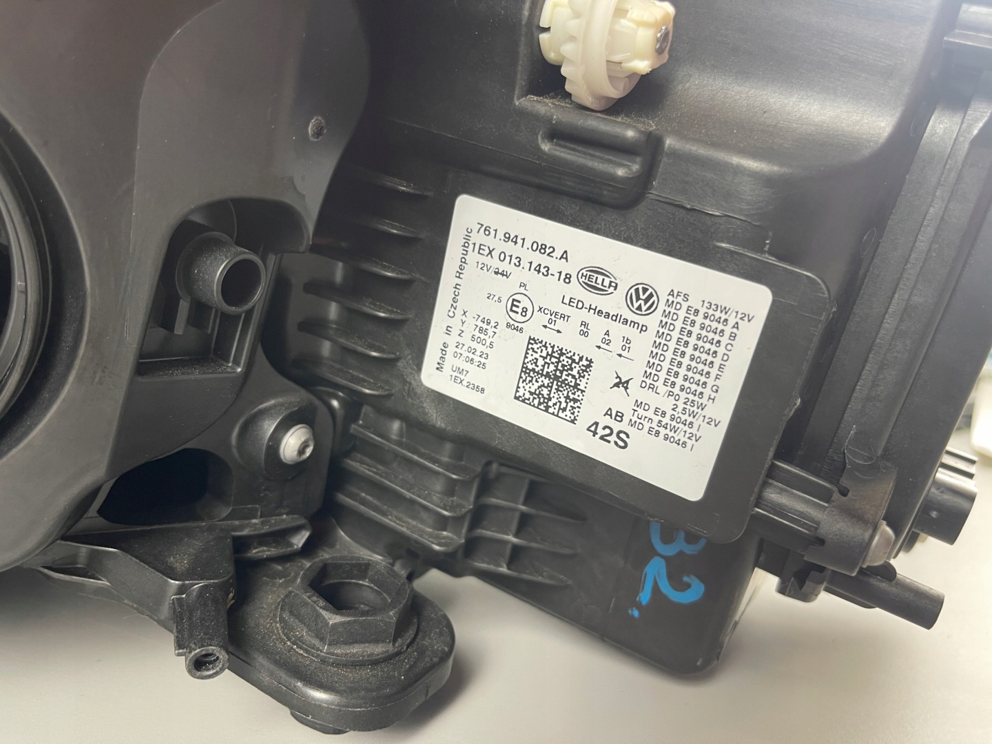 Frontscheinwerfer VW Touareg I 760941082 Matrix LED Links Scheinwerfer Headlight - Thumbnail 9