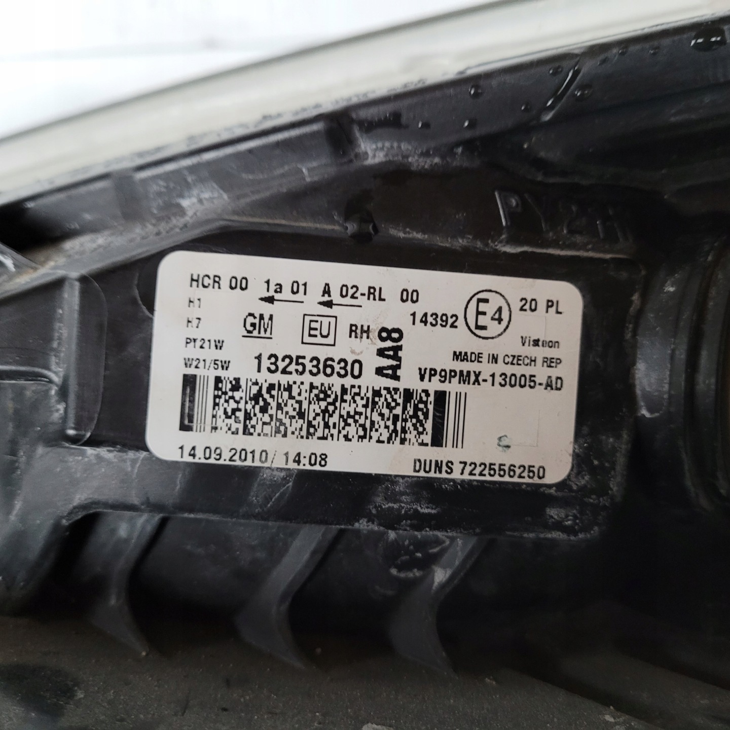 Frontscheinwerfer Opel Meriva S10 LED Rechts Scheinwerfer Headlight - Thumbnail 11