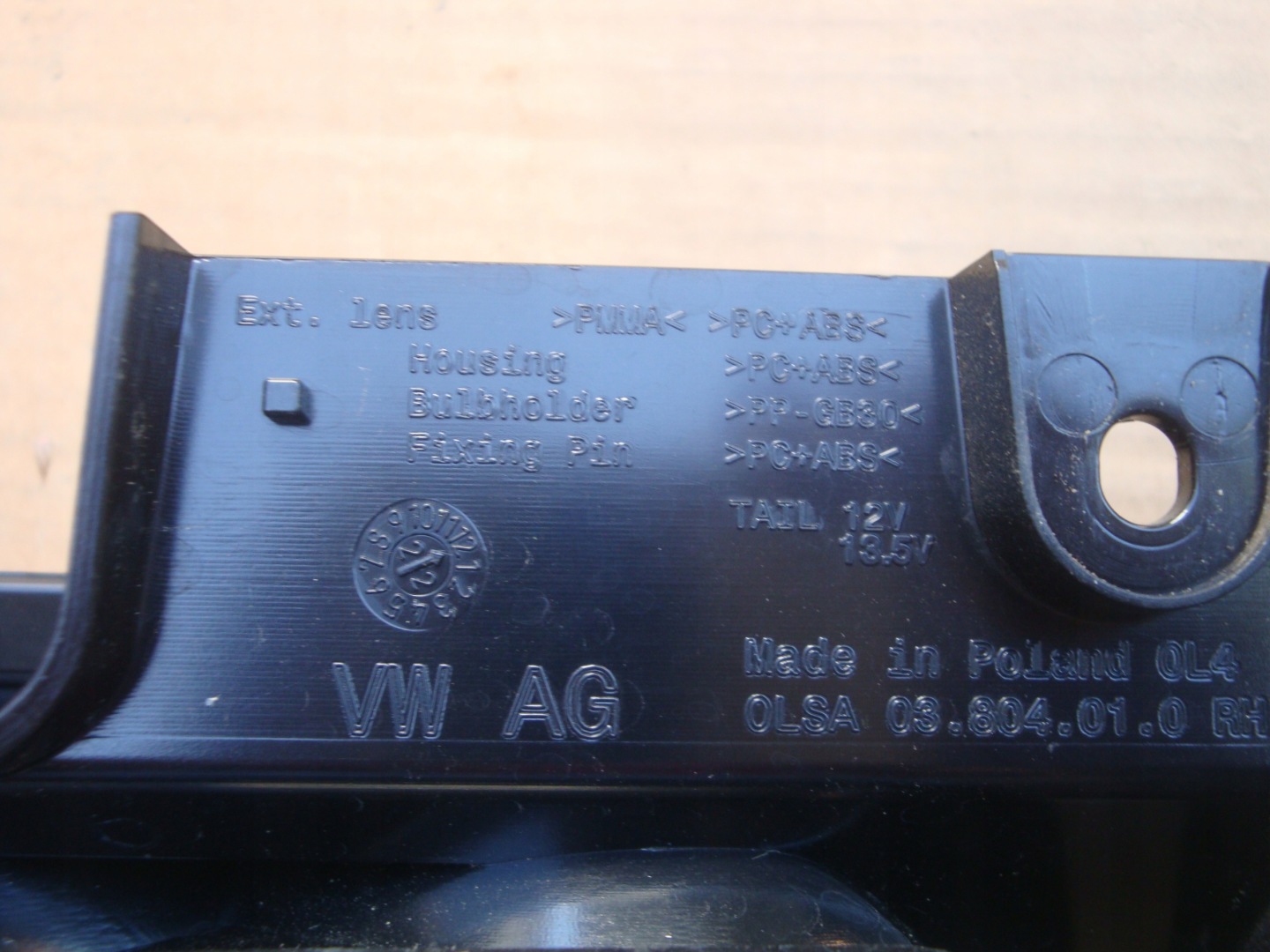 VW Caddy Rückleuchte 2K7945096A Rearlamp - Thumbnail 5