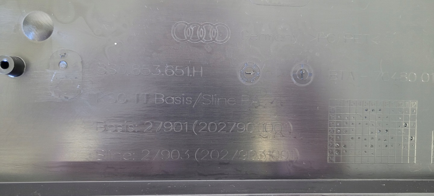Audi TT 8S Kühlergrill FRONTGRILL Kühlergitter - Thumbnail 8