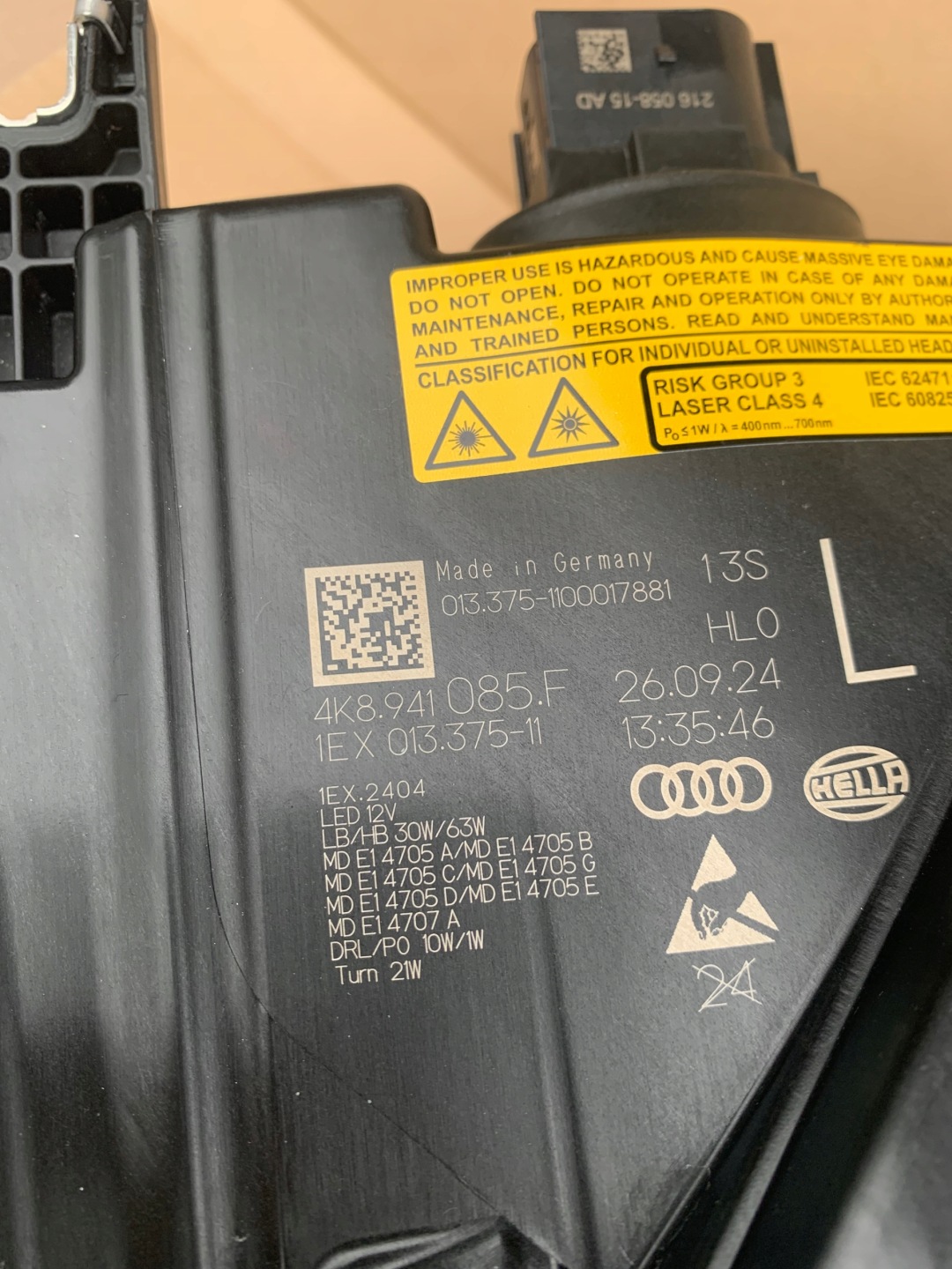 Frontscheinwerfer Audi A7 4K8941085FA Laser Links Scheinwerfer Headlight - Thumbnail 8