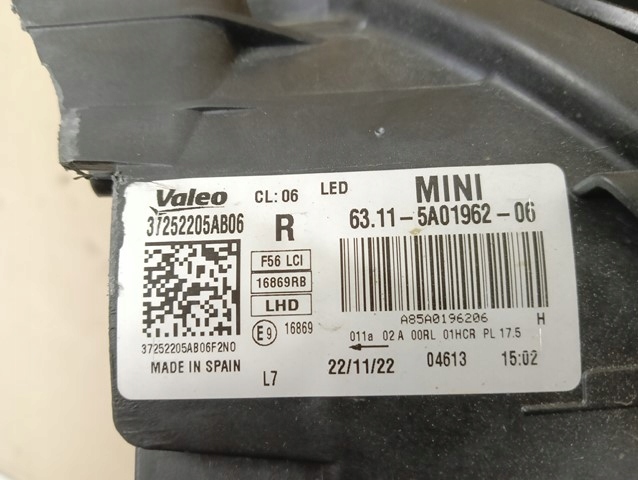 Frontscheinwerfer Mini MINI F57 5A01962 LED Rechts Scheinwerfer Headlight - Thumbnail 6