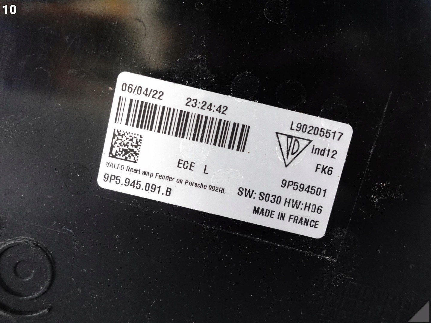 Porsche 911 992 Rückleuchte 9P5945091B Rearlamp - Thumbnail 11