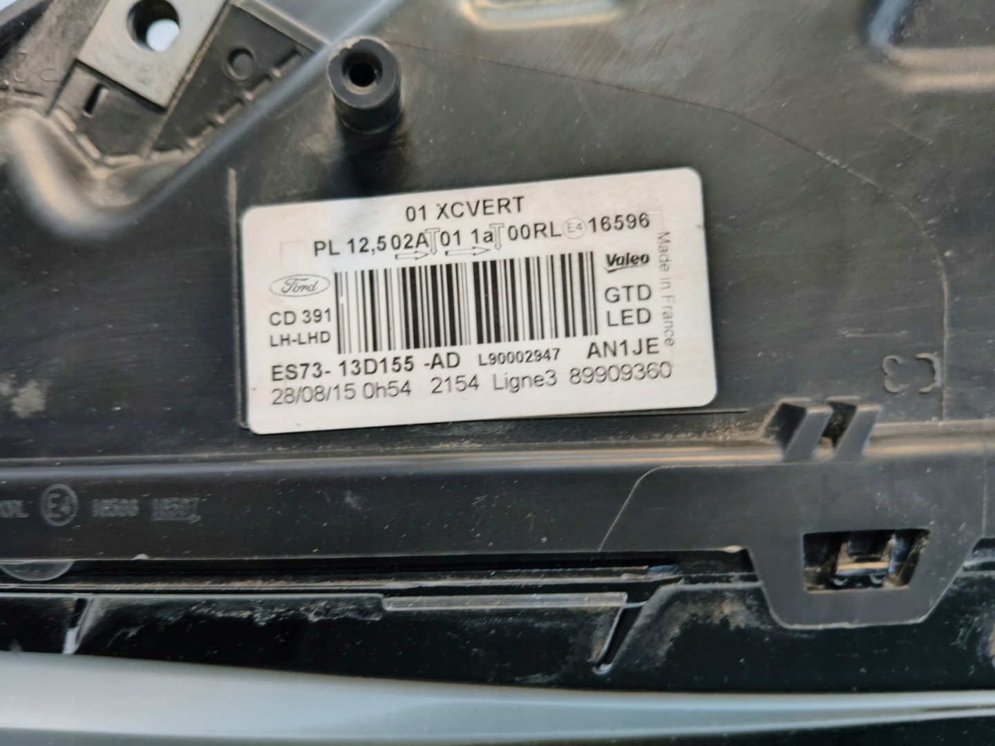Frontscheinwerfer Ford Mondeo V MK5 ES7313D155AD LED Links Headlight - Thumbnail 8