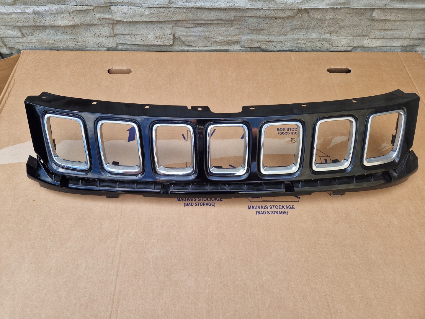 Jeep Compass MX Kühlergrill FRONTGRILL Kühlergitter SSII2017PR - Thumbnail 1