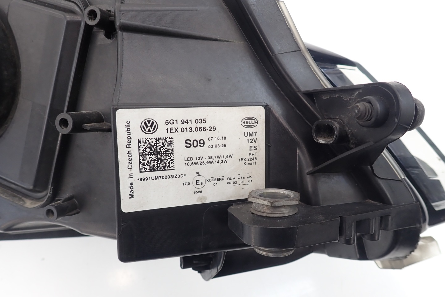 Frontscheinwerfer VW Golf V 5G1941035 Facelift LED Links Scheinwerfer Headlight - Thumbnail 5