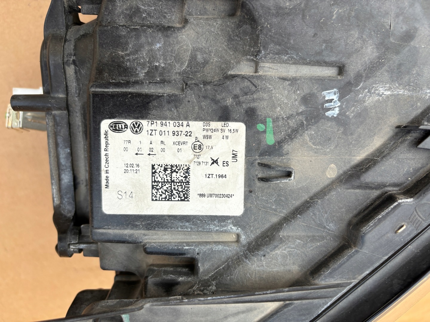 Frontscheinwerfer VW Touareg I 7P1941034A0 LED Rechts Scheinwerfer Headlight - Thumbnail 6