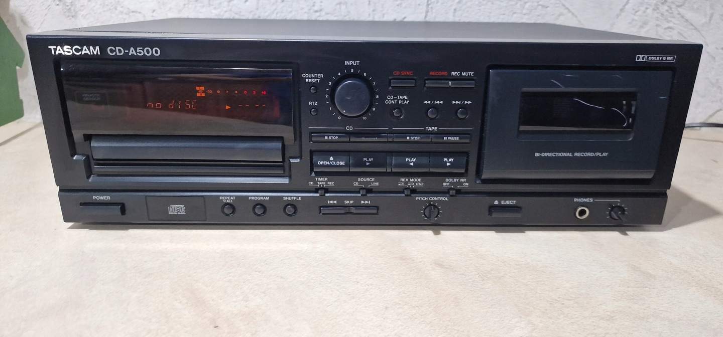 TASCAM CD-A500 CD Magnetofon Cassette deck A 500 - 14850559705