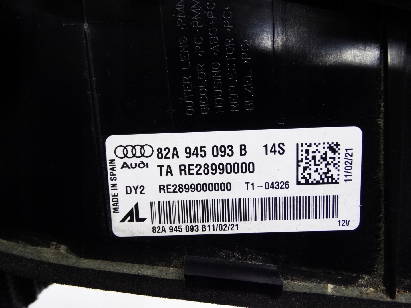 Audi A1 82A Rückleuchte 82A945093 Rearlamp - Thumbnail 9
