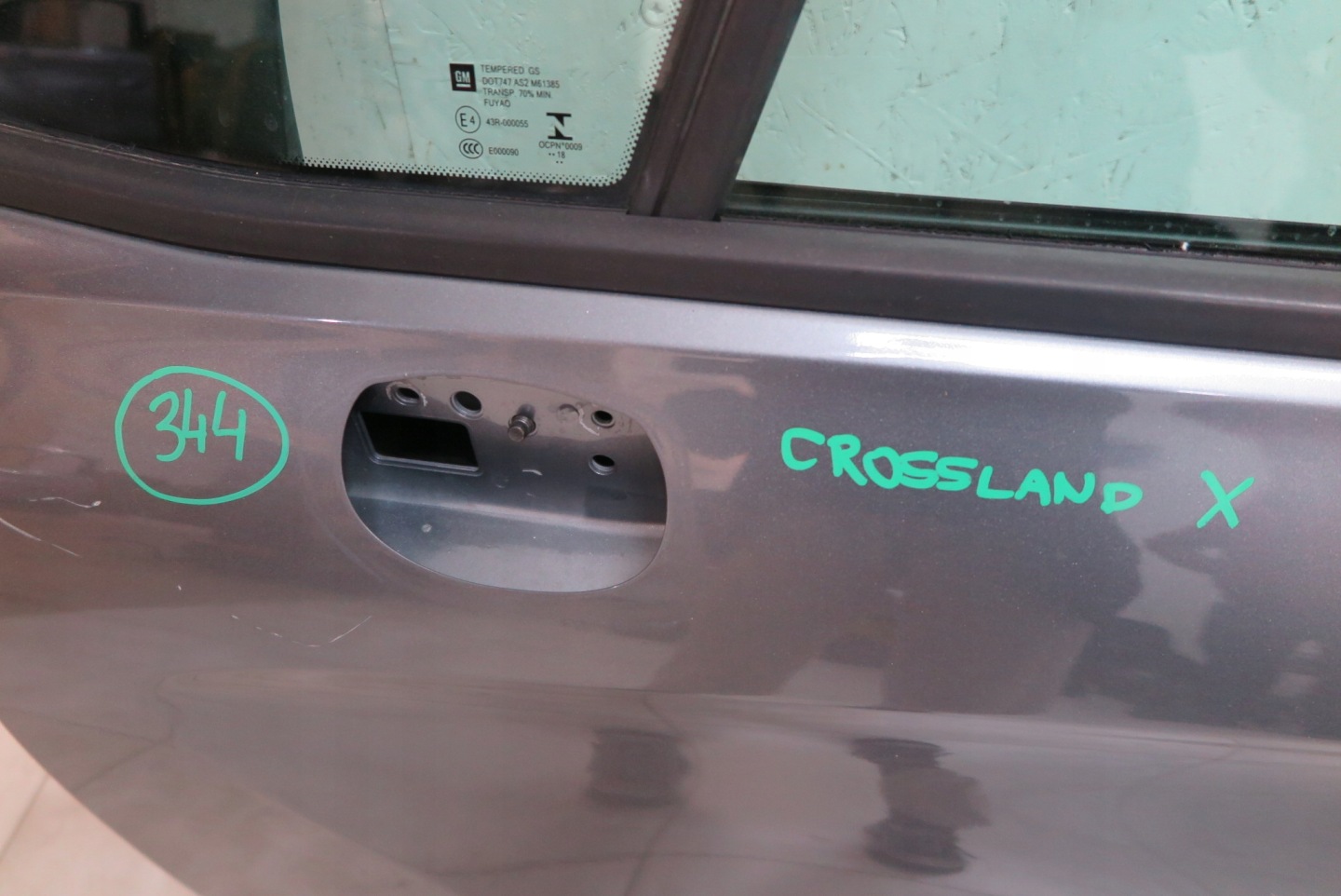Opel Crossland Tür Vorne Links Door Porta Porte - Thumbnail 4