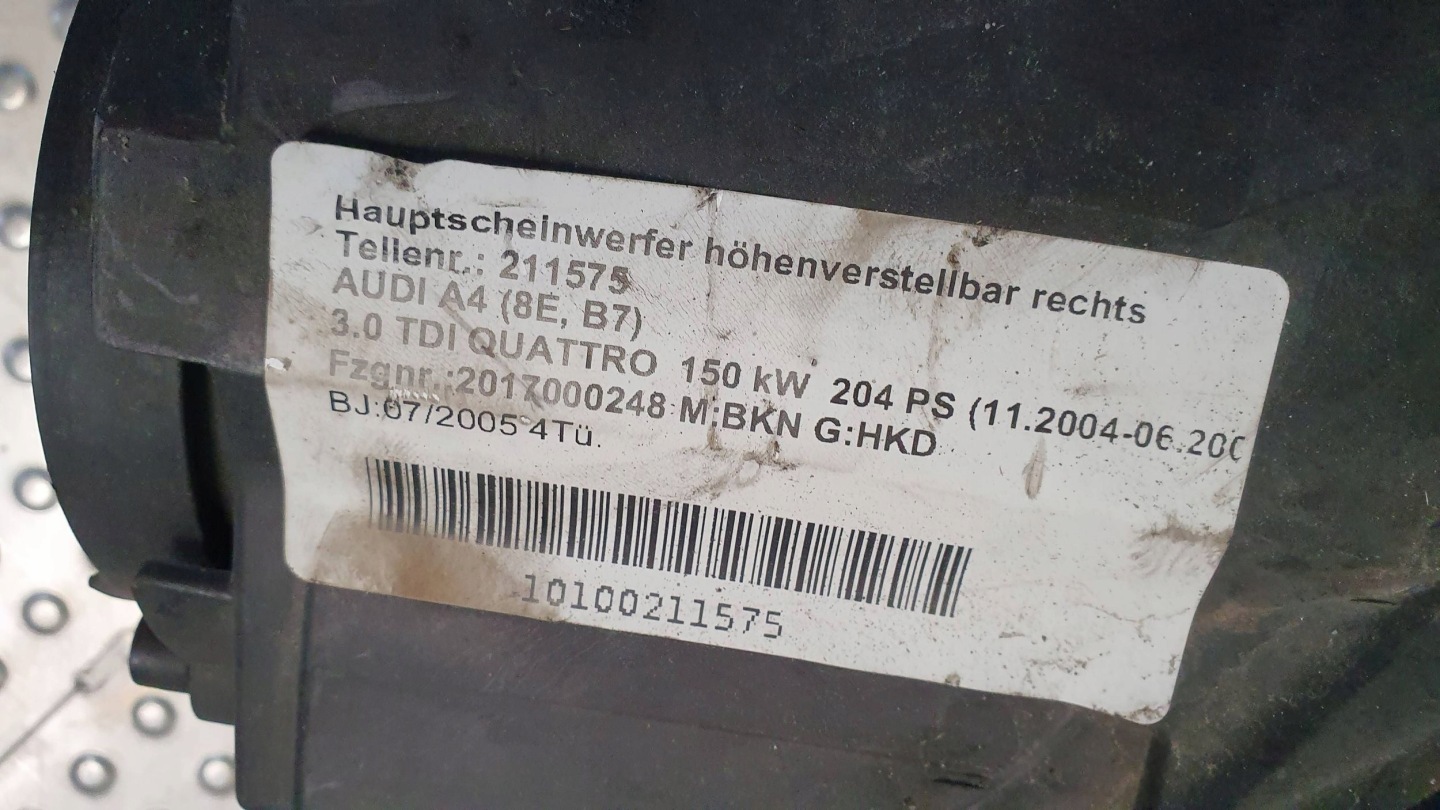Frontscheinwerfer Audi A4 B7 Xenon Rechts Scheinwerfer Headlight - Thumbnail 10