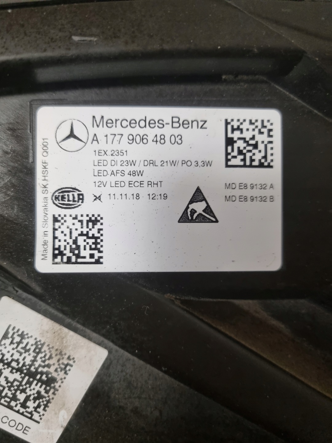 Frontscheinwerfer Mercedes-Benz A-Klasse W177 A2694727482 High Performance LED Links Headlight - Thumbnail 2