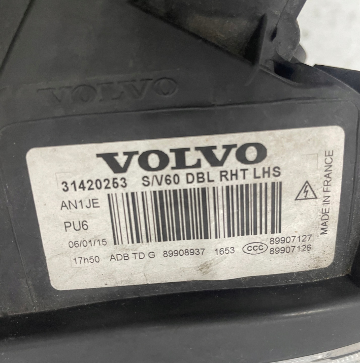 Frontscheinwerfer Volvo S60/V60 S60 31420253 Xenon Links Scheinwerfer Headlight - Thumbnail 9