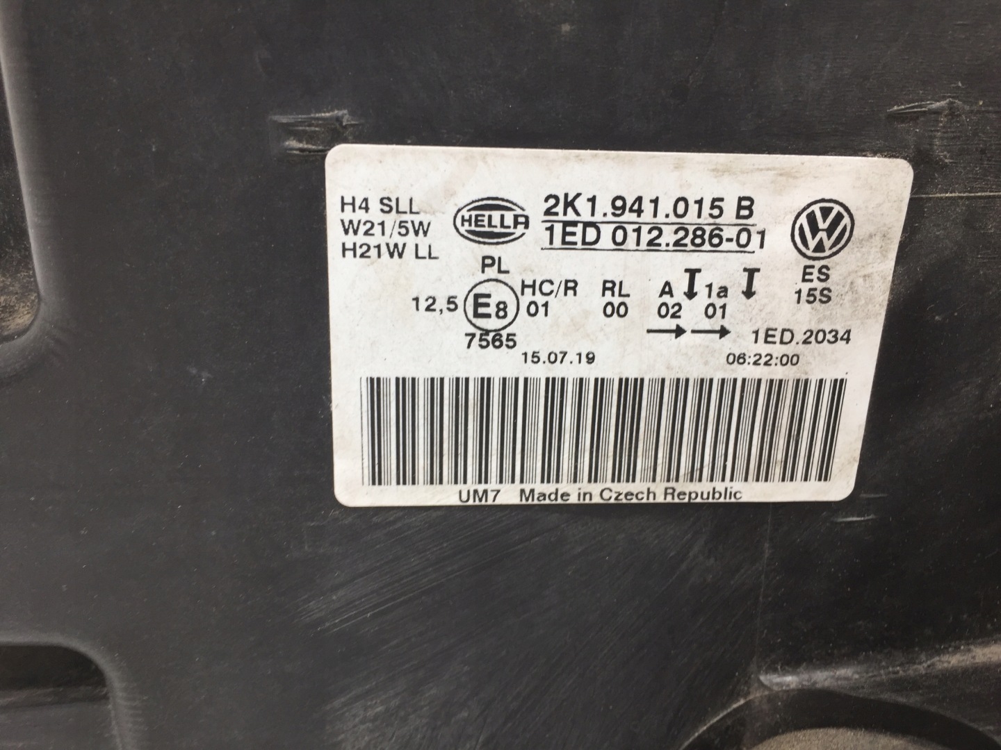 Frontscheinwerfer VW Caddy 2K5941015B LED Links Scheinwerfer Headlight - Thumbnail 8
