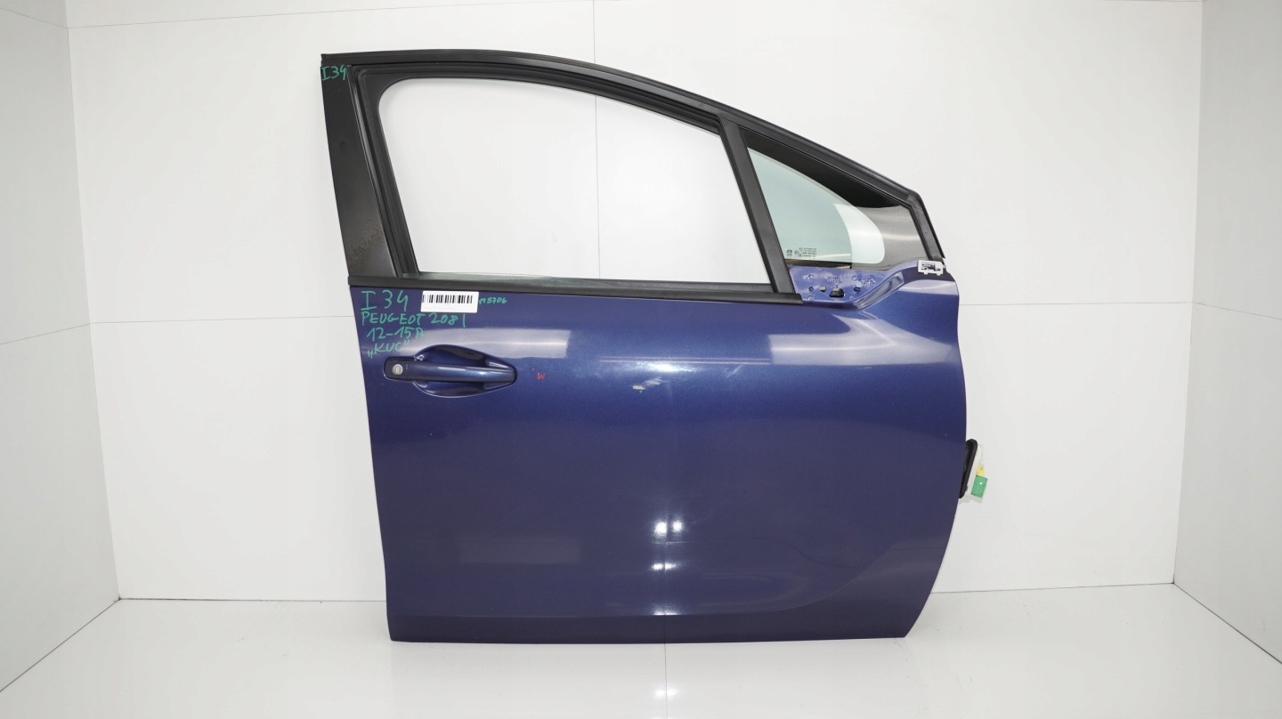 Peugeot 208 I Tür Vorne Rechts Door Porta Porte - Thumbnail 1