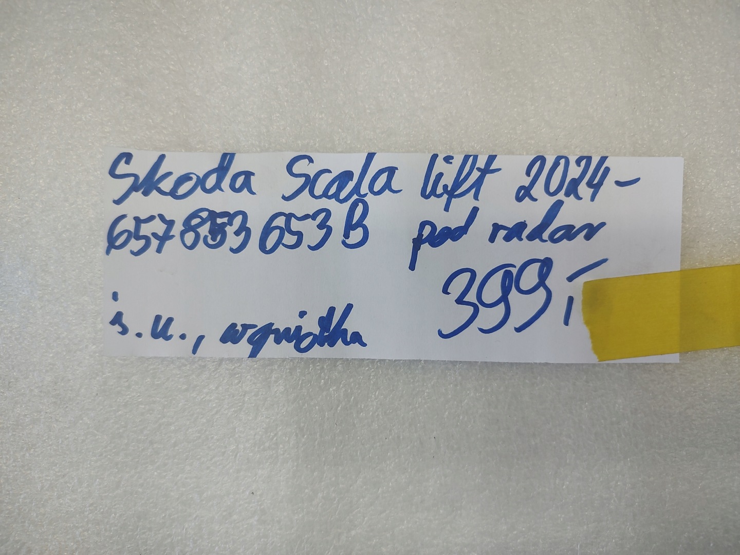 Skoda Scala 657 Kühlergrill FRONTGRILL Kühlergitter 657853653B - Thumbnail 6