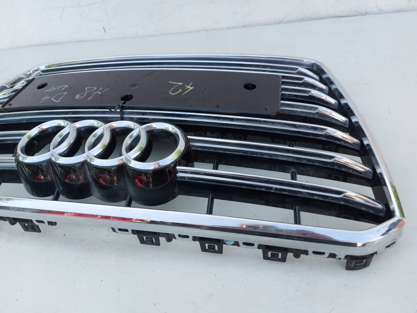 Audi A8 Kühlergrill FRONTGRILL Kühlergitter 4H0853651AL - Thumbnail 11